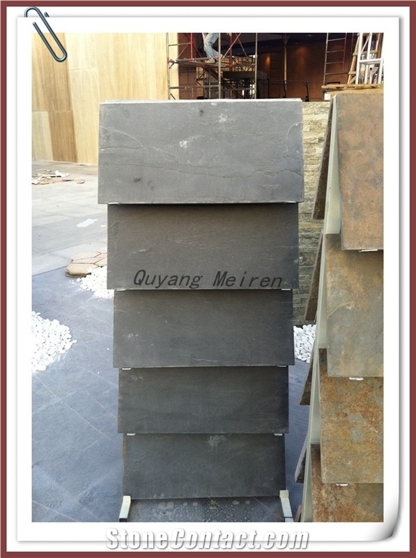 Natural Surface Black Slate Wall Tile