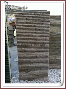 Pink Slate Stacked Stone (Peak Shape)