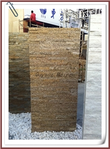 Tiger Skin Yellow Stone Ledge Stone, Yellow Sandstone Ledge Stone