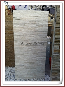 White Quartzite Stacked Stone,Cultured Stone