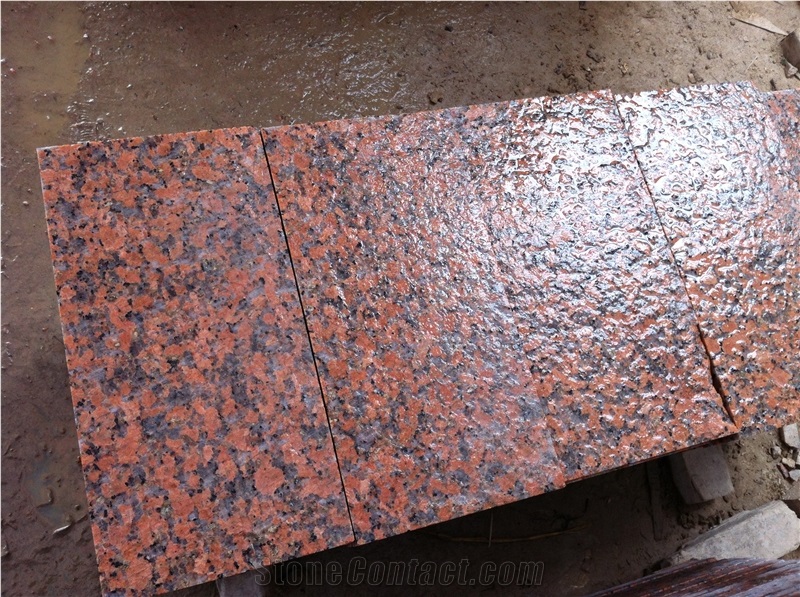 Beautiful Maple Red Granite G562 Tiles