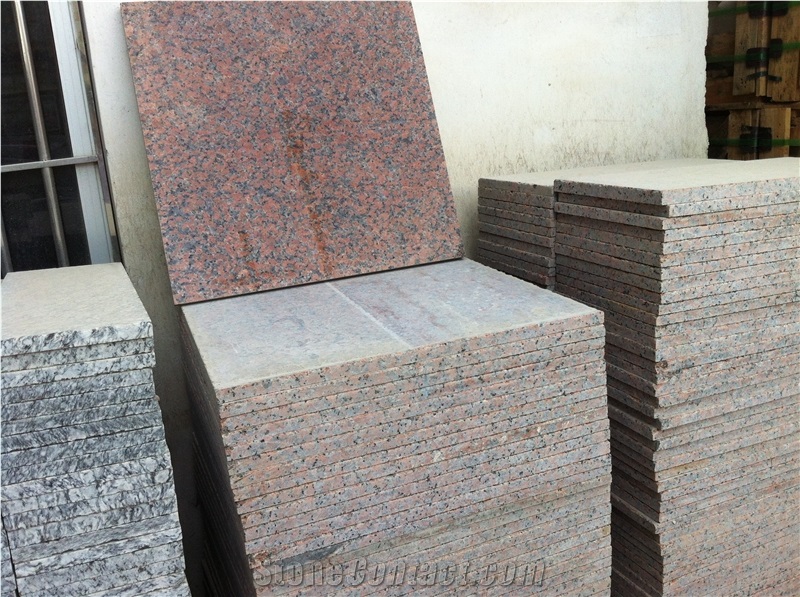 Beautiful Maple Red Granite G562 Tiles