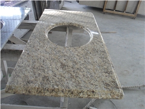 Giallo Santa Cecilia Granite Vanity Top