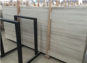 Athens Wood Gray Grain Marble 2cm Slab