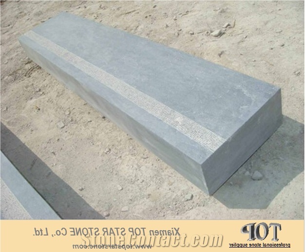 China Blue Limestone Kerbstone