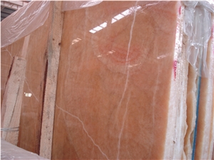 Polished Honey Amber Onyx Jasper Slabs & Tiles, China Yellow Onyx