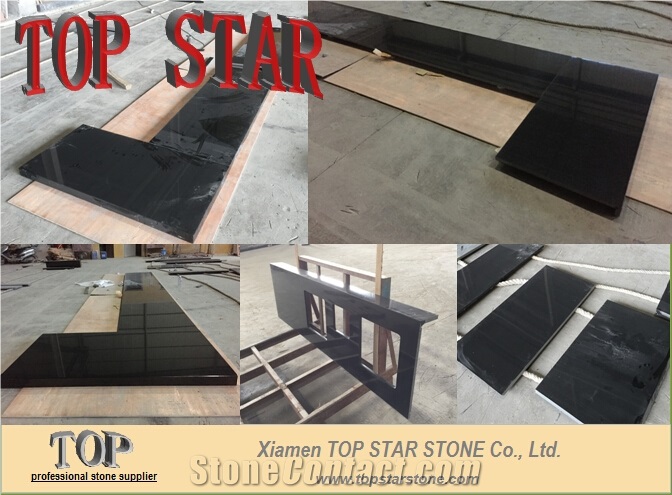 Polished Shanxi Black Granite Bench Tops