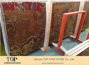 Turkey Red Onyx Slabs & Tiles