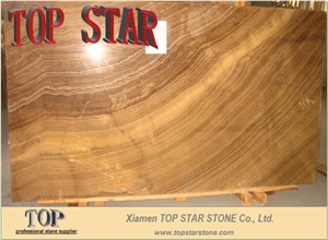 Wooden Grain Yellow Serpeggiante Marble Slabs & Tiles, Royal Wood Grain Marble Slabs & Tiles