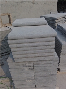 China Blue Limestone Swimming Pool Copping,Blue Limestone Swimming Pool Copping Bluestone Slabs & Tiles
