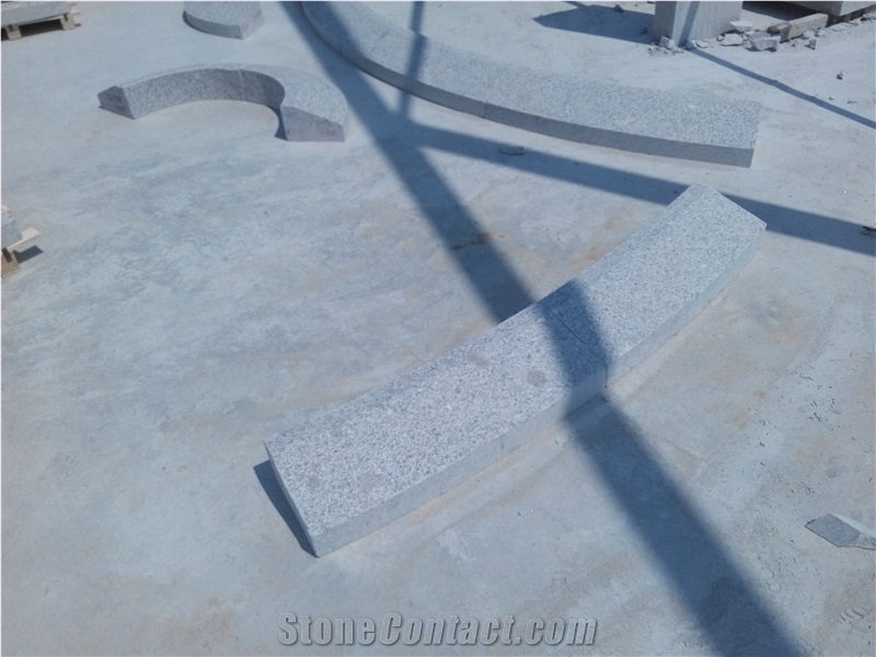 China G341 Grey Granite Curved Kerbstone, Flower Bed Stone, Special Shape, Circle