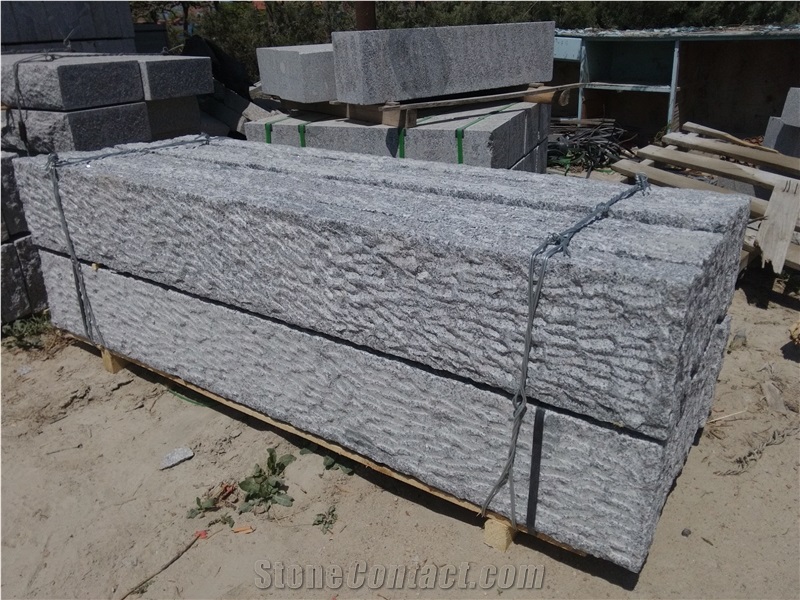 Rough Surface Granite Kerbstone,Rough Granite Kerbstone, China G341 Grey Granite Kerbstone