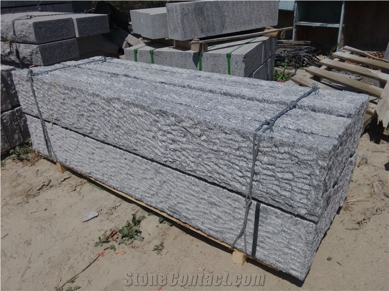 Rough Surface Granite Kerbstone,Rough Granite Kerbstone, China G341 Grey Granite Kerbstone