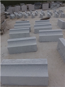 Special Shape Grey Granite Kerbs,Carved Kerbs, G375 Grey Granite Kerbs