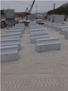 Special Shape Grey Granite Kerbs,Carved Kerbs, G375 Grey Granite Kerbs