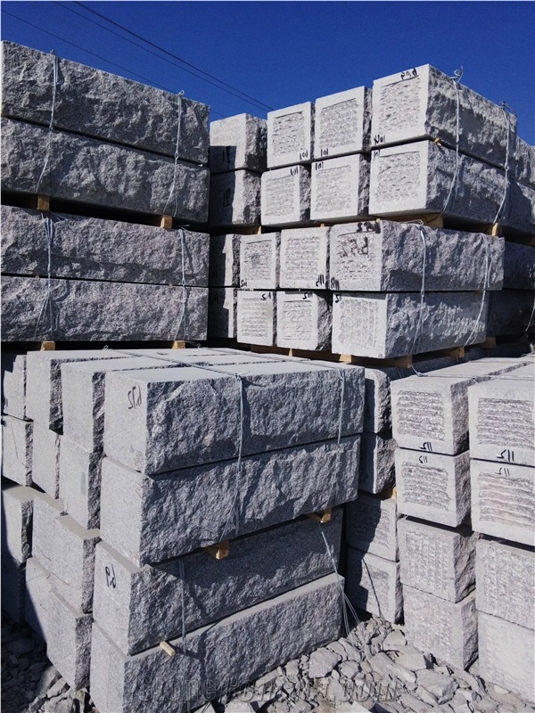 Wall Housing Blocks,G341 Granite Mushroomed Stone Cheap Norway Granite,House