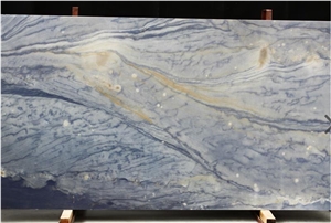 Azul Macaubas,Azul Imperial Quartzite Slabs & Tiles,Brazil Blue Quartzite