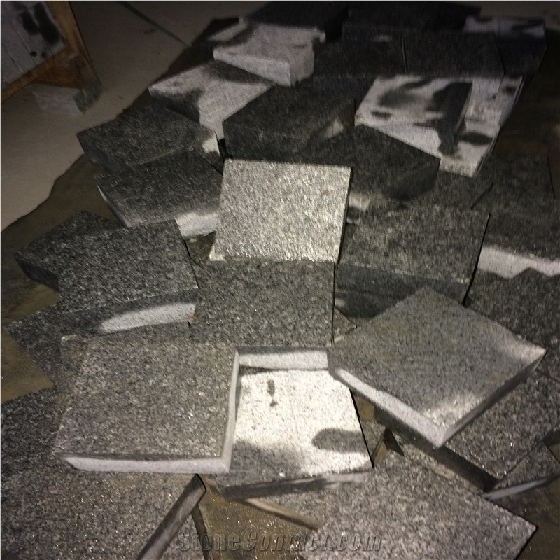 Dark Grey Granite Paving Stone,Garden Stepping Pavements