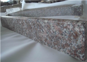 China G687 Peach Blossom Red Granite Polished Stair & Risers, China Cheap Red Granite Steps