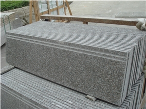 G635 Granite Polished Stairs & Risers, China Red Granite Steps