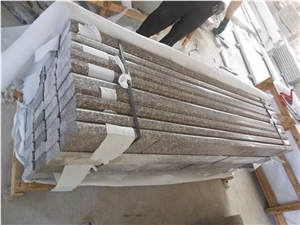 G664 Granite Polished Stairs & Steps, China Cheap Pink Granite Stairs & Risers