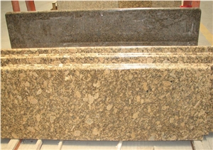 Giallo Venezia Fiorito Granite Polished Countertops & Vanity Tops, Brazil Yellow Granite