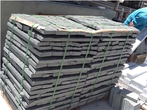 Mongolia Black Basalt Natural Split Mushroom Stone, China Black Basalt Natural Outdoor Wall