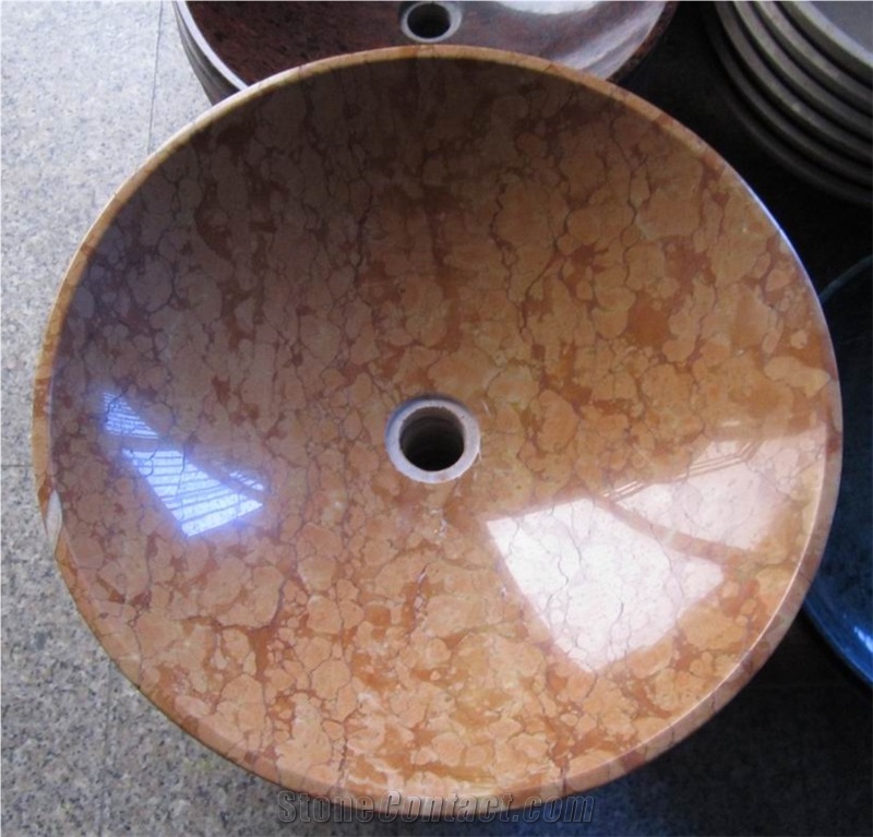 Rosso Verona Marble Polished Sinks & Basins,Italy Red Marble Sinks,Basin