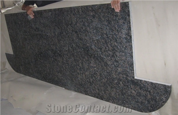 Sapphire Brown Granite Bar Tops, Indian Brown Granite Kitchen Tops