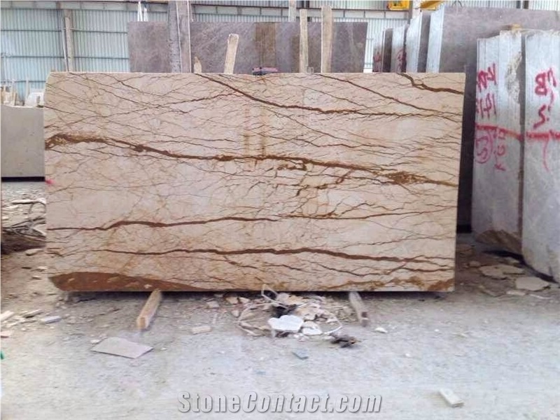 New Sofitel Gold Beige Marble Slab & Tile