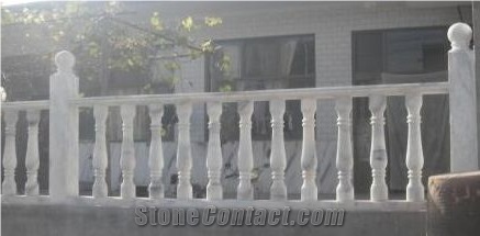 China White Marble Balustrade Railing