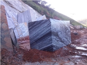 Manhattan Granite Block, Brazil Black Granite