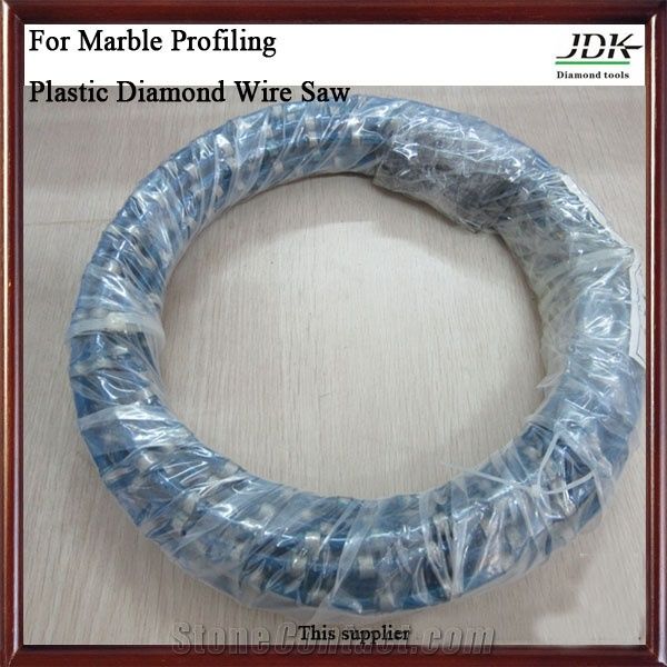 For Marble Profiling Plastic Diamond Wire Saw