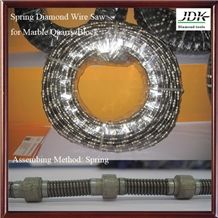 For Marble Quarry or Block Spring Diamond Wire Saw