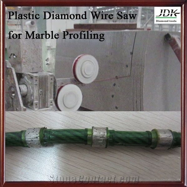 Plastic Diamond Wire Saw for Marble Profiling