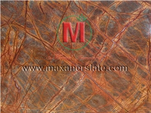 Rainforest Brown Marble Tiles & Slabs from Maxaner International