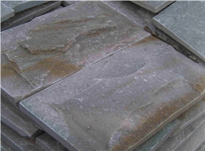White Mushroom Slate Tiles,Exterior Walling Cladding Tiles