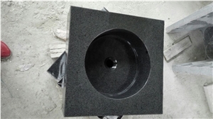 Absolute Black Granite Sinks,Basins,India Black Granite