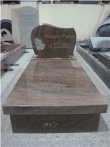 Red Granite Engraved Monuments