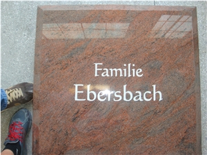 Red Granite Monument Tablet, Red Granite Monument & Tombstone
