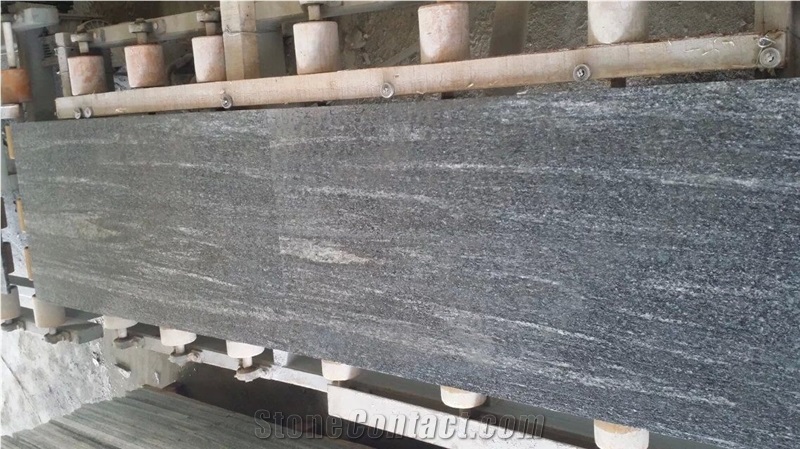 G302 Dark Grey Granite Flamed Slabs
