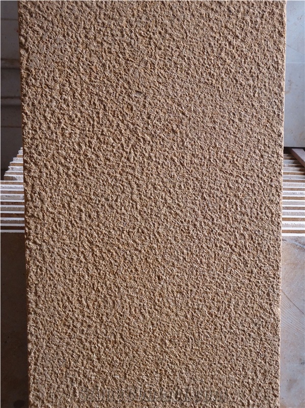 Bush Hammered Tiles & Slabs - Yellow Sandstone