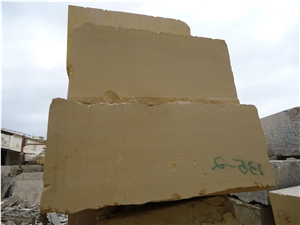 Raw Mango Sandstone Blocks (Uncut), Pakistan Yellow Sandstone