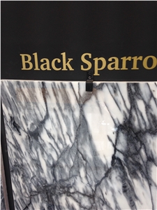 Black Sparrow Marble Tiles & Slabs, Grey Portugal Marble Tiles & Slabs