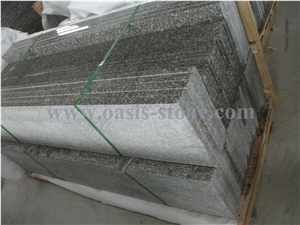 China Pink G664 Granite Stairs & Steps,Misty Brown Granite Stairs