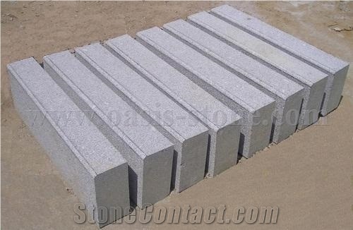 G640 Light Grey Granite Kerbstone,China White Granite