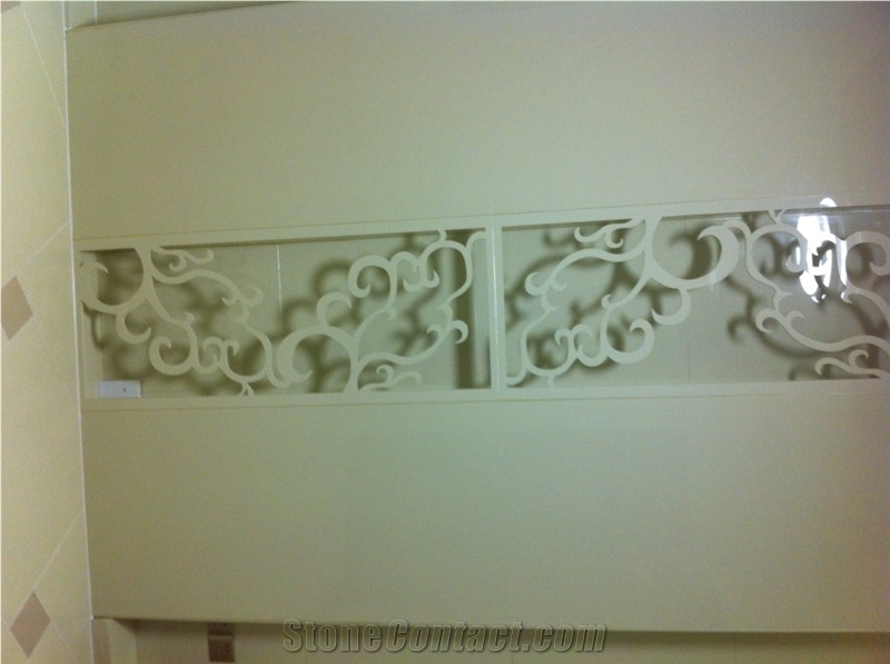Artificial Stone 3d Panels Nano Crystallized Glass Parquet Tiles & Slabs for Villa Decoration