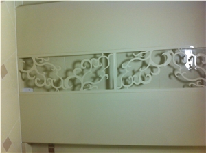 Artificial Stone 3d Panels Nano Crystallized Glass Parquet Tiles & Slabs for Villa Decoration
