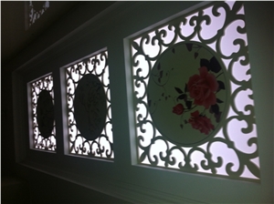 Artificial Stone 3d Panels Nano Crystallized Glass Parquet Tiles & Slabs for Villa Decoration
