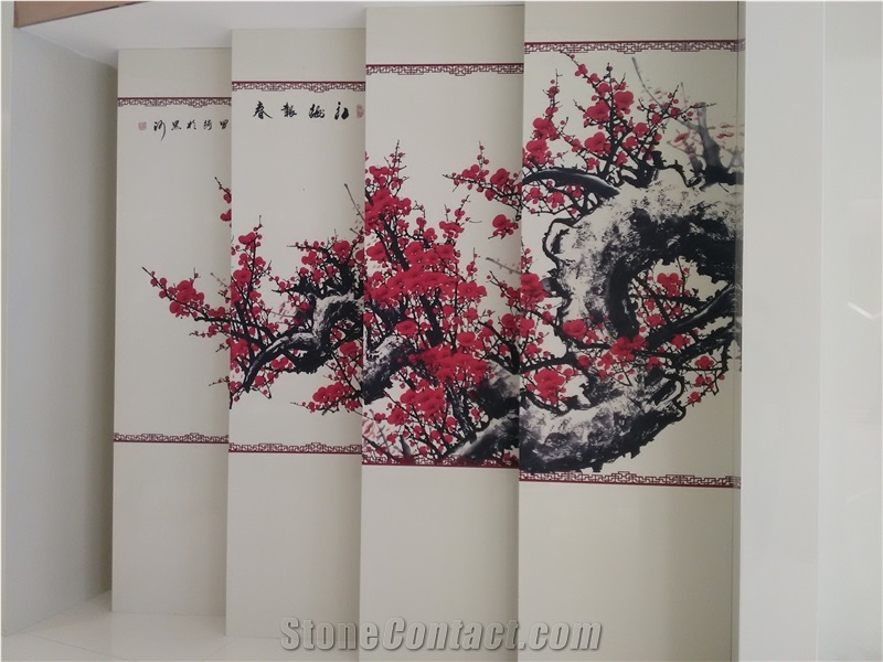 Background Wall Paintings Nano Glass,Crystallized Stone